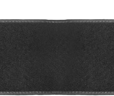 Automotive Floor Mats Black Carpet Floor Mat for Mini Van and Cars, Universal Fit, All Purpose Car Floor Mats, Carpet Protector Mat for Most Sedan, SUV, Truck Floor Mats, Rear Set