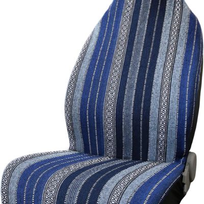 Universal Seat Cover Universal Durable Bucket Seat Cover for Car SUV Automotive Navy Blue